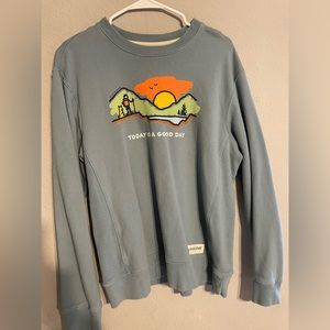 Life Is Good Sweatshirt Medium